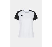 Camiseta Manga Corta Joma Academy IV Blanco Negro - Camiseta Manga Corta Mujer MKP