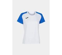 Camiseta Manga Corta Joma Academy IV Blanco Royal - Camiseta Manga Corta Mujer MKP