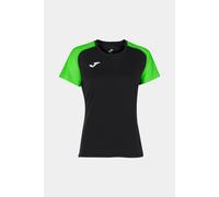 Camiseta Manga Corta Academy IV Negro Verde flúor