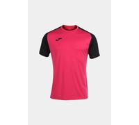 Camiseta Manga Corta Joma Academy IV Fucsia Negro - Camiseta Manga Corta Niño MKP