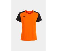 Camiseta de fútbol joma academy iv manga corta mujer naranja negr M