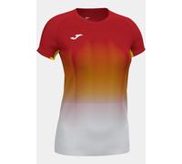 Joma Elite VII Camiseta Running, Niñas, Rojo-Blanco, 4XS-3XS