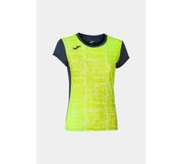 Camiseta Manga Corta Joma Elite VIII Marino Amarillo Flúor - Camiseta Manga Corta Niña MKP