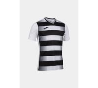 Camiseta Manga Corta Joma Europa V Blanco Negro - Camiseta Manga Corta Hombre MKP