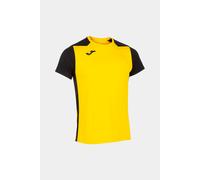 Camiseta Manga Corta Joma Record II Amarillo Negro - Camiseta Manga Corta Niño MKP