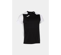 Camiseta Manga Corta Joma Record II Negro Blanco - Camiseta Manga Corta Niño MKP