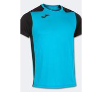 Camiseta Manga Corta Joma Record II Turquesa Flúor Marino - Camiseta Manga Corta Niño MKP