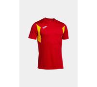 Camiseta M/C Hombre Joma Winner III 103150 Elástica - Talla: M, Color: Rojo Amarillo