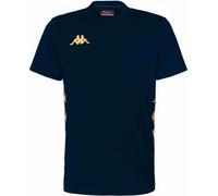 CAMISETA MANGA CORTA KAPPA-GIOVO-193 NEGRA HOMBRE MANGA CORTA