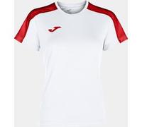 Camiseta manga corta mujer academy iii blanco rojo S