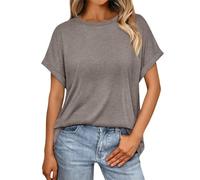 Camiseta Manga Corta Mujer Camiseta Mujer Manga Blanca Ropa De Algodon Larga Camisetas Talla Grande Top Basica Oversize Negras Basicas Camisa Holgado Despedida Soltera Rockeras XL Estampadas Dia La