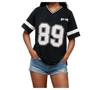 Camiseta Manga Corta Mujer Camisetas Mujer Basicas Y2K Originales Retro Largas De Negras Despedida Soltera Media Top Vestir Soltero Camisas Estándar Blusa Blanca Mama XXL Amarillas Algodon Negra Los