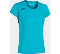 Camiseta manga corta mujer record ii turquesa flúor L