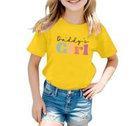 Camiseta Manga Corta Niño, Cuello Redondo, Estampado Multicolor Vibrante, Ropa Casual, Tejido Ligero Cómodo