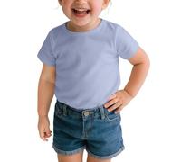 Camiseta Manga Corta para Bebés - Niqui de Colores algodón 100%, cómodo, Tacto Agradable, Moda para niñas y niños n24