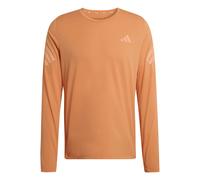 adidas Uomo ADI365 Running Iconic Long Sleeve, Dusky Orange, M