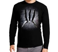 Camiseta Manga Larga de Hombre Lobezno X Men Wolverine Xavier Comic 011 2XL