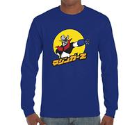 Camiseta Manga Larga de Hombre MZ Anime Manga Retro 80 Puños Fuera Mech Z 029 M