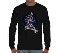 Camiseta Manga Larga de Hombre Zodiaco Saint Caballeros Manga Anime Dragon Pegaso Leo 012 M