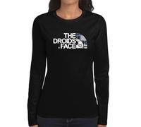 Camiseta Manga Larga de Mujer SW Star Galaxia Guerra Wars Vader Dark Solo Fuerzar 409 M