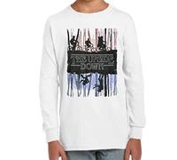 Camiseta Manga Larga de NIÑOS NIÑAS Eleven D&D Friends Don´t Lie Letras 003 5-6 Años