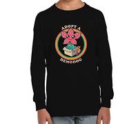 Camiseta Manga Larga de NIÑOS NIÑAS Eleven D&D Friends Don´t Lie Letras 151 7-8 Años