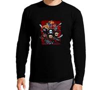 Camiseta Manga Larga de NIÑOS Varios Peliculas Terror Chucky Fredy Viernes 13 9-11 Años