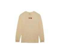 Camiseta Manga Larga FOX Race Crew Prem CremaM Crema