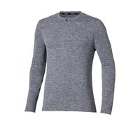 Camiseta Manga Larga Mizuno Core Impulse Half Zip Gris, Talla M