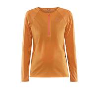 CRAFT Pro Trail Wind Ls Tee W - Mujer - Narnaja - talla S- modelo 2024