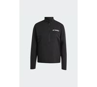 ADIDAS TERREX Camiseta funcional 'Multi Climacool 1/2 Zip Long Sleeve' negro / blanco XXXL-4XL negro / blanco