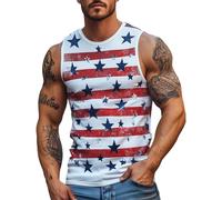 Camiseta Mangas De Algodón Para Hombre Tejido Elástico Que Enfría Al Instante Deportiva Peso Muerto Dominadas Talla Grande Rebajas Verano Tirantes Tallas Grandes Holgada Interior Fina Cuello Redondo