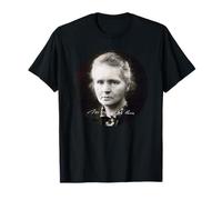Camiseta Marie Curie Retrato Con Firma Camiseta