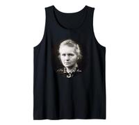 Camiseta Marie Curie Retrato con Firma Camiseta sin Mangas