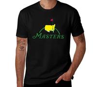 Camiseta Masters ｜ Torneo ｜ Augusta ｜ Golf Nacional,Camiseta para Hombre, Estilo negro, XL