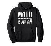 Camiseta Math Is My Jam Equipo de Clase de matemáticas Profesor Estudiante Sudadera con Capucha