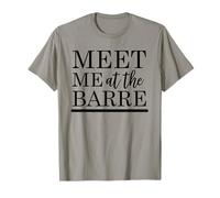 Camiseta Meet Me At The Barre Workout Method para yoga y ballet Camiseta