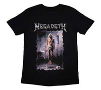 Camiseta Megadeth Countdown to Extinction Tracks, Negro, L