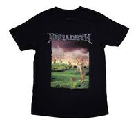 Camiseta Megadeth Youthanasia Tracklist, Negro , L
