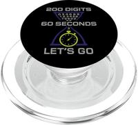 Camiseta Memory Athlete Mnemonic Brain Training Mental Mastery PopSockets PopGrip para MagSafe