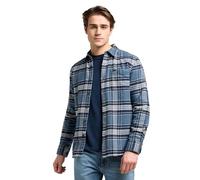 Camiseta MERCANTILE, Vintage Blue Plaid, S