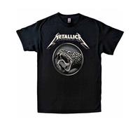 Rock Off Metallica - Camiseta con diseo de lbum negro, Negro, 46