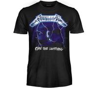 Camiseta METALLICA Para Adultos RIDE THE LIGHTNING De Algodón Oficial ORIGINAL