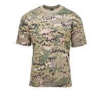 Camiseta MFH US Army manga corta operación camuflaje transpirable peso ligero