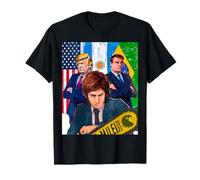 Camiseta: Milei 2023, Trump 2024, Bolsonaro 2026 Camiseta