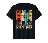 Camiseta militar Charlie Don't Surf Apocalipsis de la guerra de Vietnam Camiseta