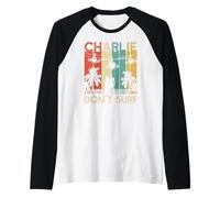Camiseta Militar Charlie Don't Surf Apocalipsis de la Guerra de Vietnam Camiseta Manga Raglan