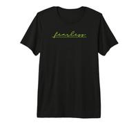 Camiseta Minimalista de empoderamiento con Escritura Motivacional sin Miedo Camiseta Premium