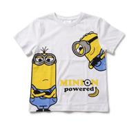 Camiseta Minions Manga Corta para Niños y Niñas - Camiseta Infantil Transpirable, Suave y Cómoda, Ropa para Verano, Uso Diario y Excursiones