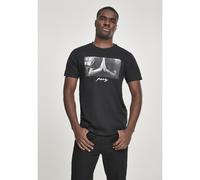 Mister Tee Camiseta Pray de Mangas Cortas para Hombre con Estampado Frontal, Moda Urbana Callera, en Algodón, Distintos Colores, Tallas XS-5XL